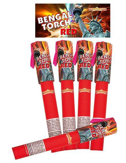 BENGAALS VUUR RED 90SEC PER STUK