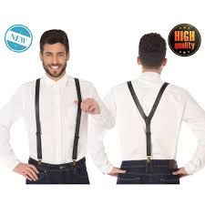 DONKER BRUINNE BRETELLEN