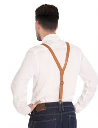 LICHT BRUIN BRETELLEN