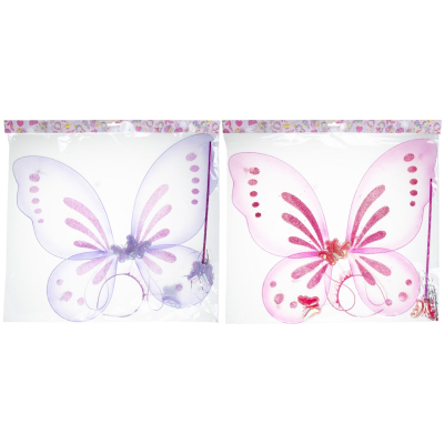 VLEUGELS MET STAF EN TIARA