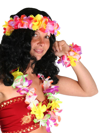 HAWAIKRANS SET MULTICOLOR 4PC