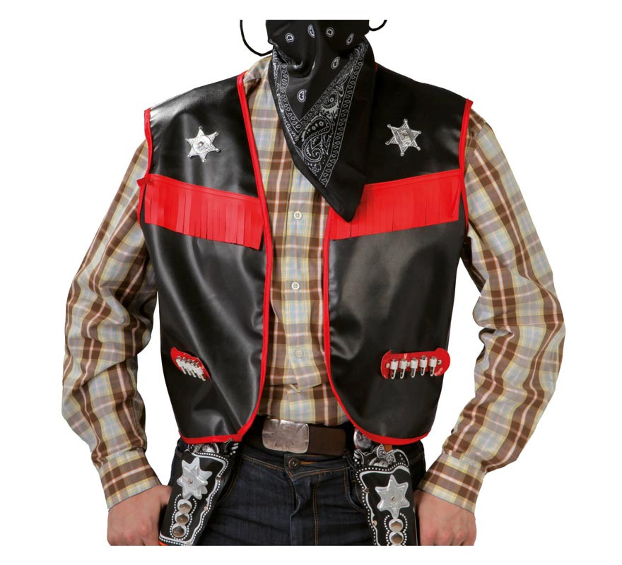 COWBOY GILE ADULT BRUIN/ZWART