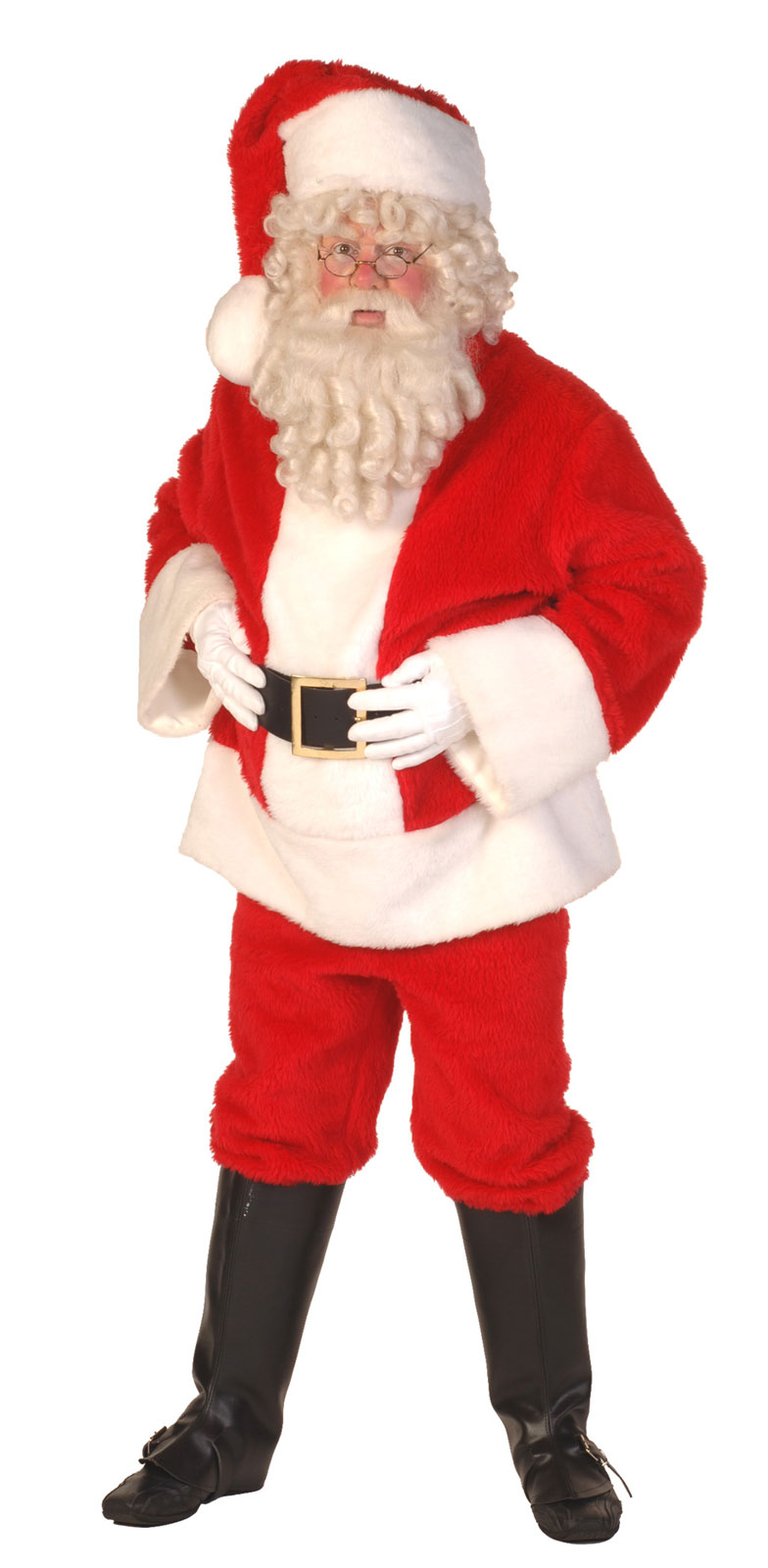 KERSTMAN PLUCHE LUXE L