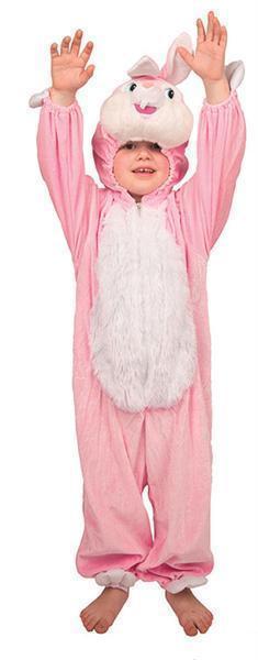 DIER KONIJN ROZE 128CM