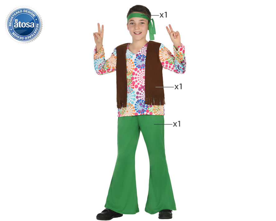 HIPPIE GROEN KIND 7-9