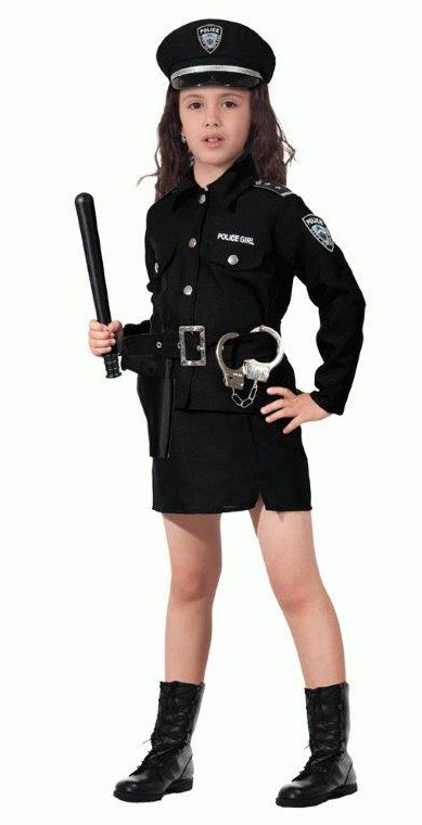 POLITIE MEISJE 8-10JAAR 140CM