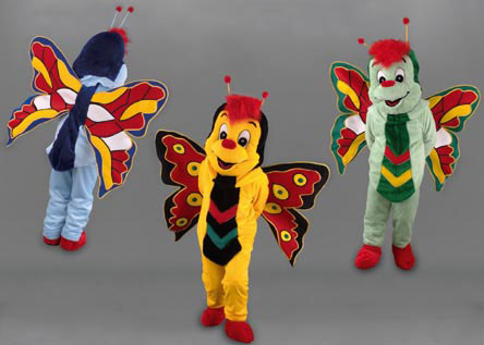 MASCOTTE VLINDER YELLOW