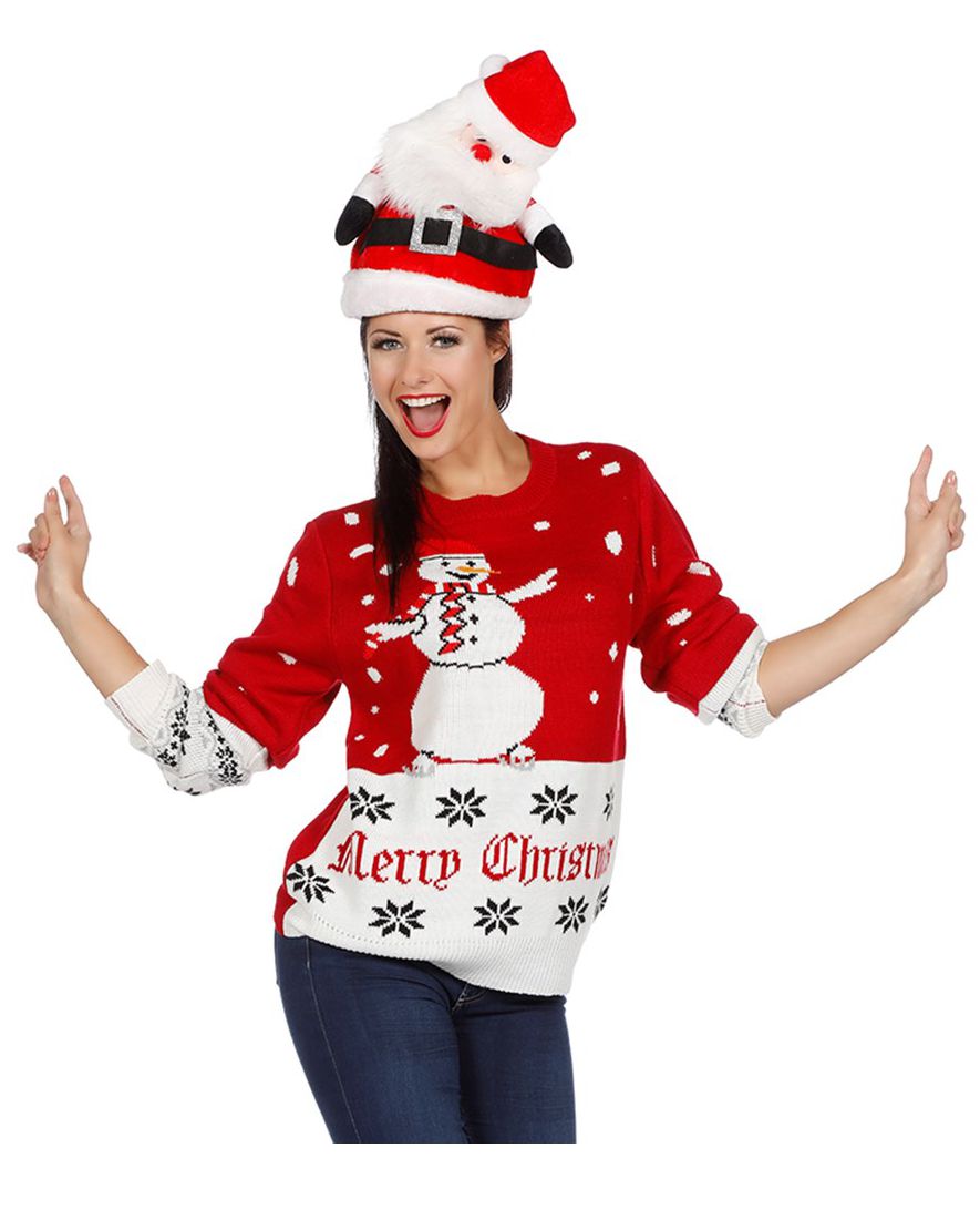 KERSTTRUI SNEEUWMAN SMAL