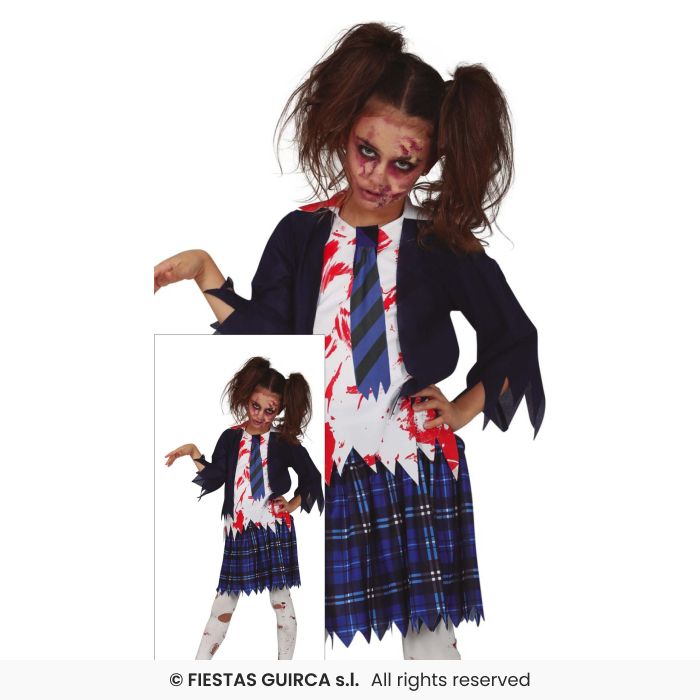 ZOMBIE  SCHOOL MEISJE 10-12J