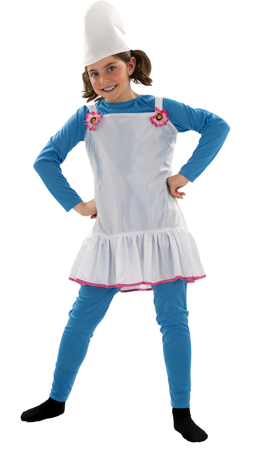 KABOUTERMEISJE BLAUW 5/6 JAAR