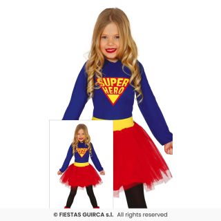 SUPERHELD MEISJE 5-6 JAAR