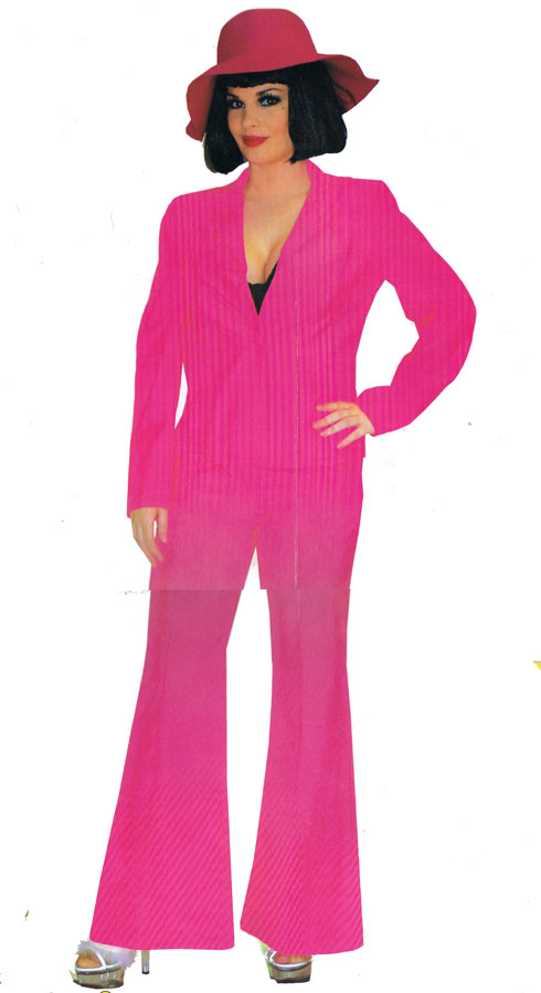 DISCO ROZE TOPJE MET BROEK L