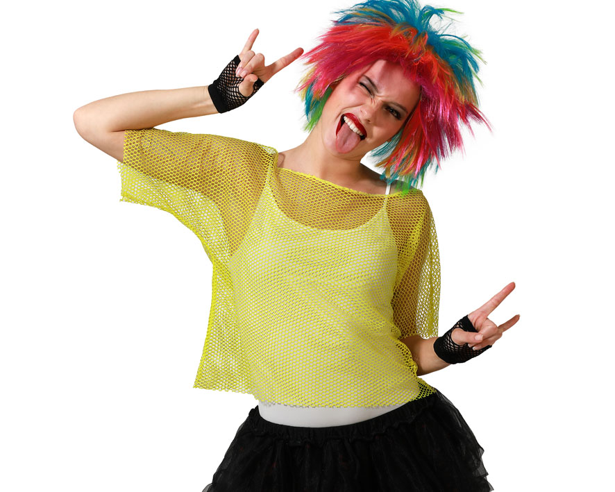 NET FLUO GEEL TRUITJE STD