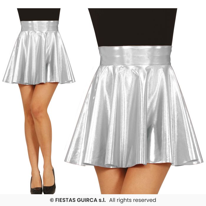 SILVER SKIRT M-L