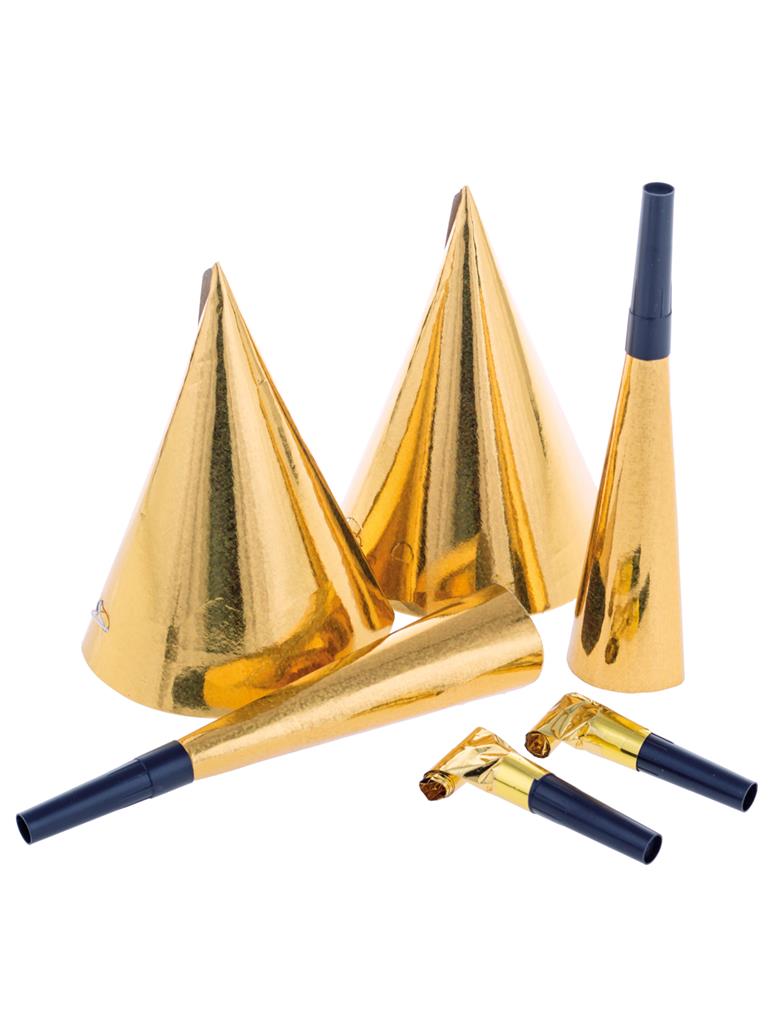 PARTY SET 2 PERS GOUD OF ZILVER