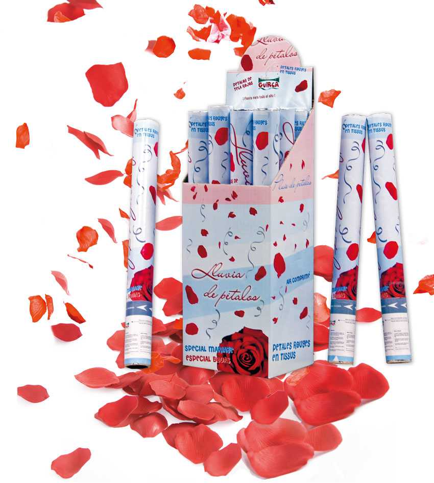 CONFETTI KANON RODE PETALS 50CM