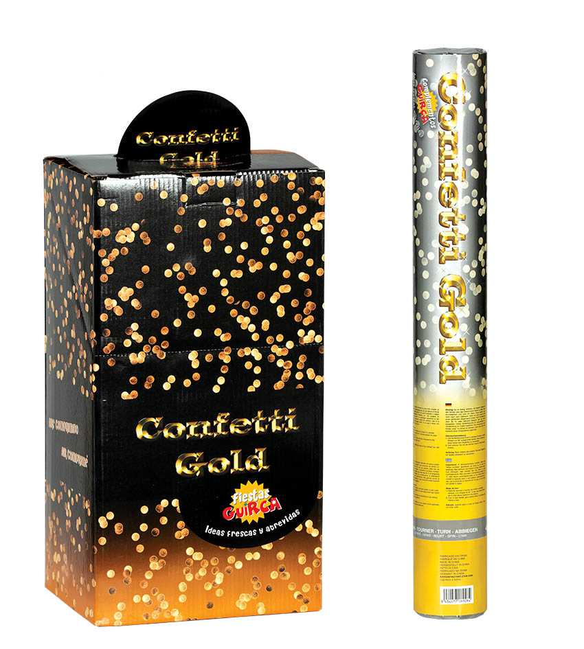 CONFETTI KANON GOUD 40CM