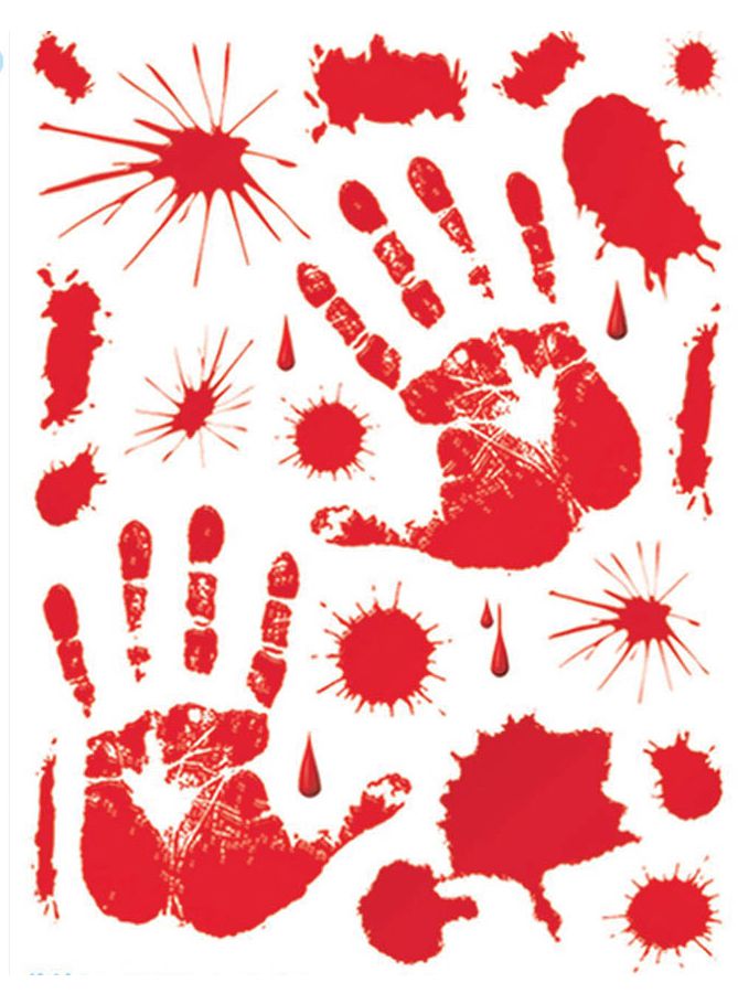 BLOEDERIG VOET SPOREN