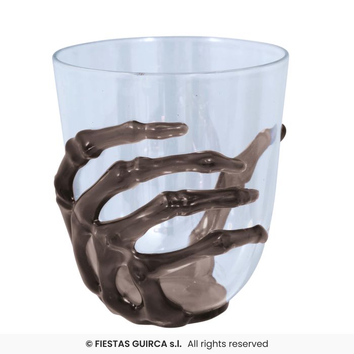 GLAS TRANSPARENT SKELETHAND