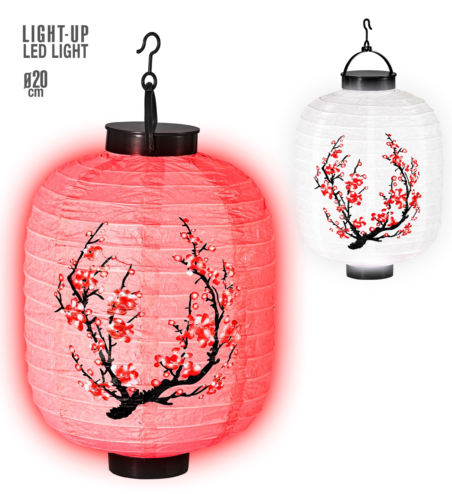 LAMPION MET LED