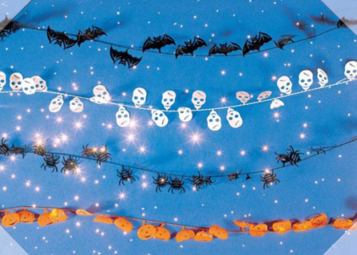 HORROR SLINGERDRAAD SCHELET 4M