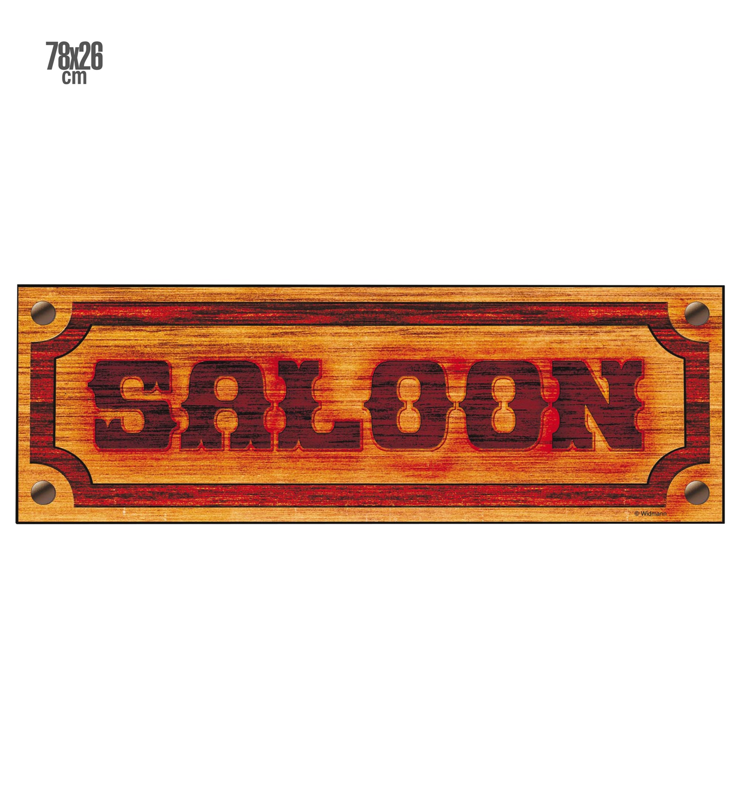 COWBOY SALOON CUTOUT 78*26CM