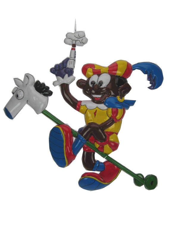 SINTERKLAAS PIET STOKPAARD 51*45CM