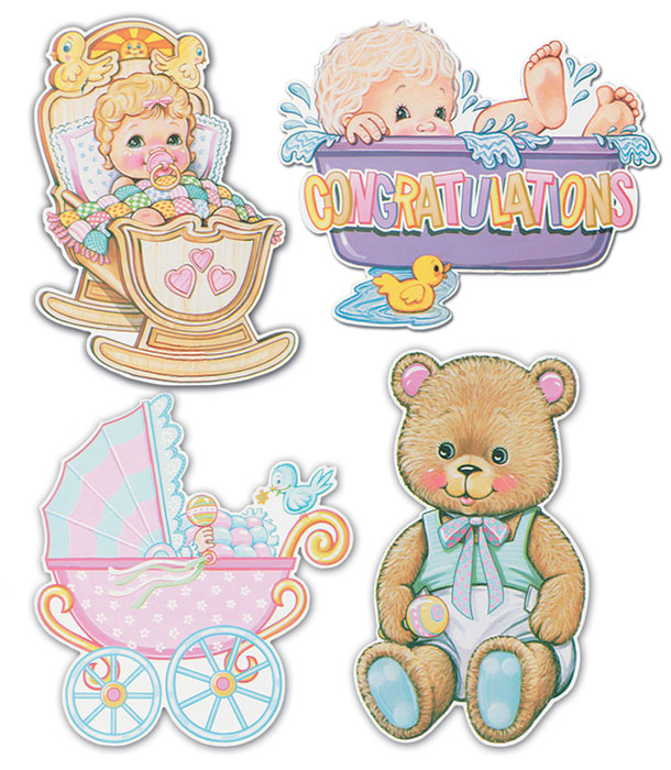 BABY CUTOUTS 4PC