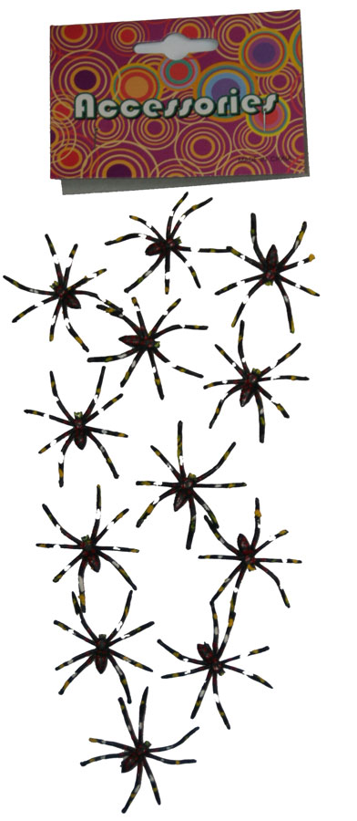 SPINNEN 5CM 12 STUKS IN ZAKJE