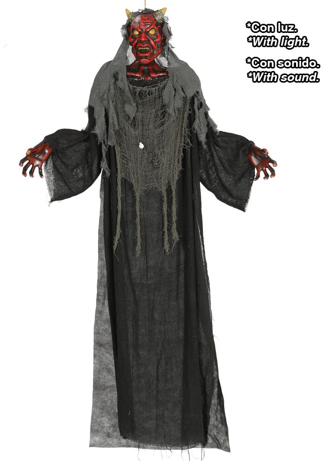 DEVIL DEMON 170CM + LICHT-GELUID