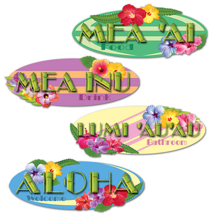 HAWAI SIGNS 4PC