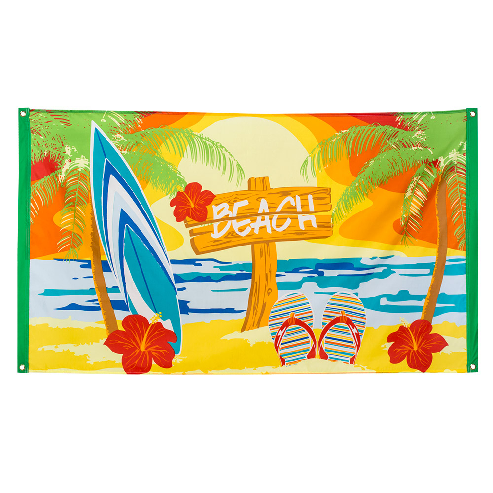 VLAG BEACH 150 OP 90CM