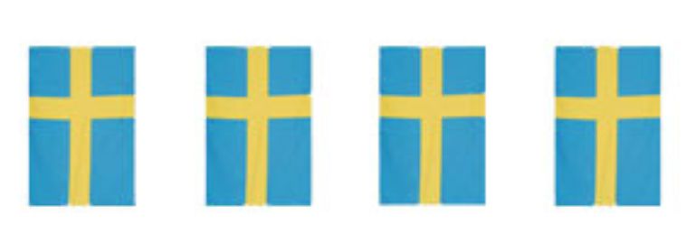 VLAGLIJN ZWEDEN KL 10M