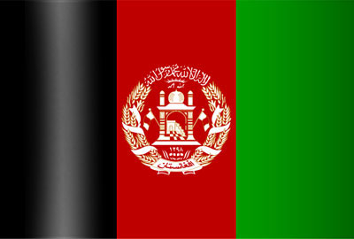VLAG AFGHANISTAN / AFGHANISTAN 90*150CM