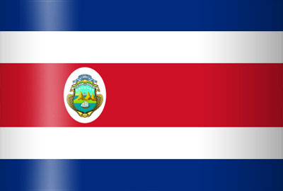 VLAG COSTA RICA - COSTA RICA 90X150