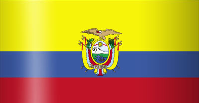 VLAG ECUADOR - EQUATEUR 90X150