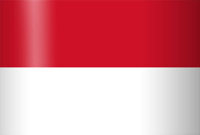 VLAG INDONESIE - INDONESIE  90X150CM