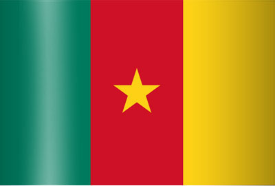 VLAG KAMEROEN - CAMEROUN 90X150CM