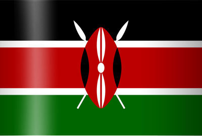 VLAG KENIA - KENYA 90X150CM