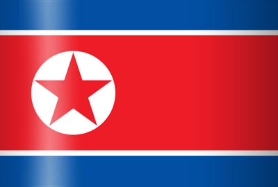 VLAG NOORD KOREA - COREE DU NORD 90*150