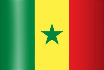 VLAG SENEGAL - SENEGAL 90*150