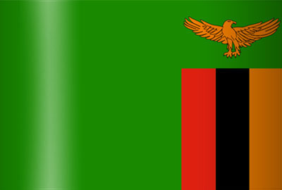 VLAG ZAMBIA - ZAMBIE  90*150