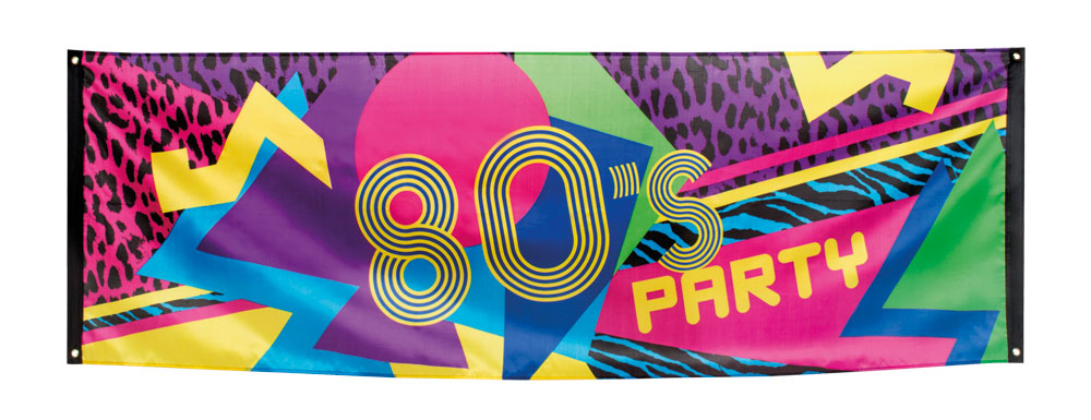 JAREN 80 PARTY VLAG 74/220CM
