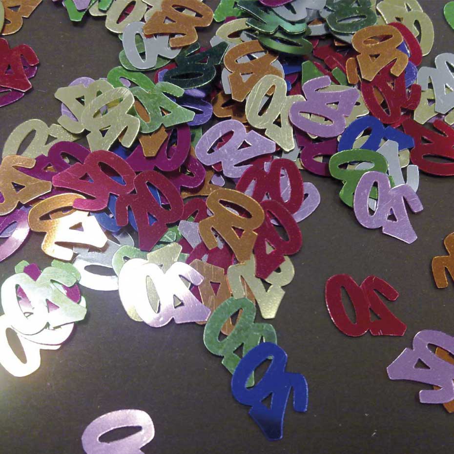 CONFETTI TABLE 20