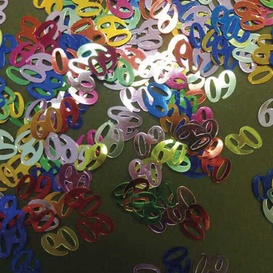 CONFETTI TABLE 60