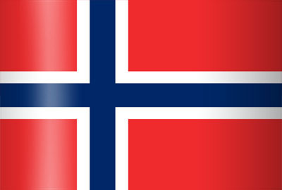 VLAG NOORWEGEN - NORVEGE 90*150