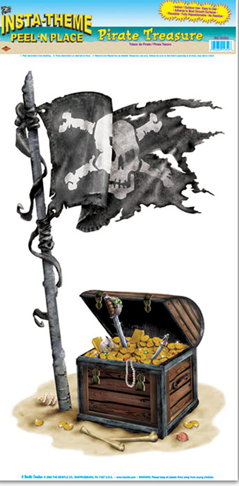 PIRAAT PLAKKER3 50/30 CM