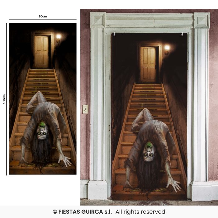 DEUR DECO HALLOWEEN ASS