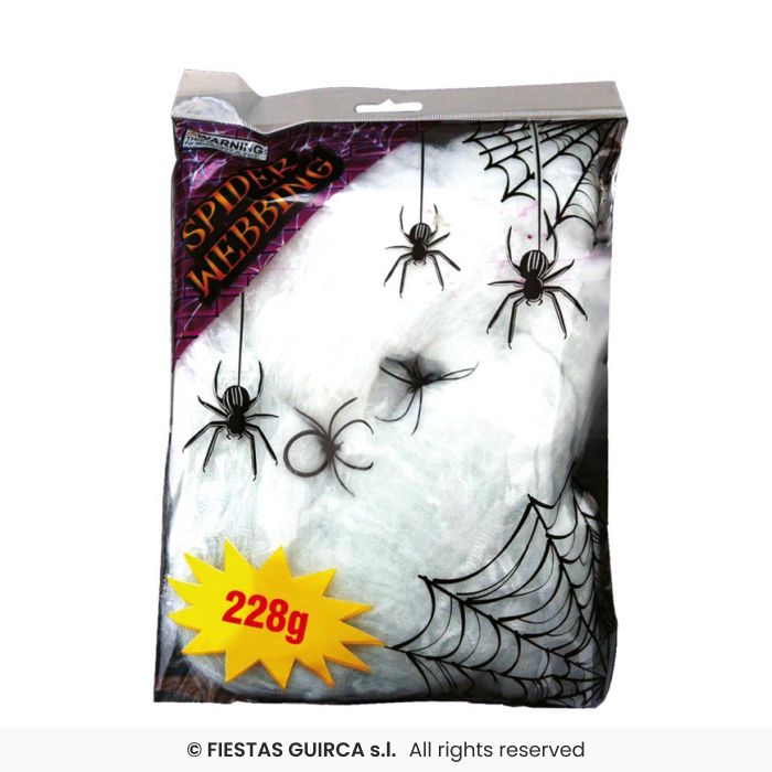 SPINNENWEB 228G + 2 SPINNEN