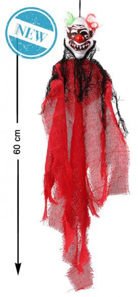 HORROR CLOWN ROOD 60CM